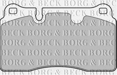 BORG & BECK bbp2175 -  Комплект тормозных колодок, дисковый тормоз